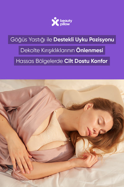 Göğüs Arası Dekolte Bölgesi Kırışıklık Önleyici Sütyen Yastık